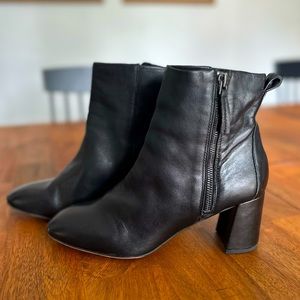 Women’s Essex Lane El Galena Leather Ankle Boots Soft Black